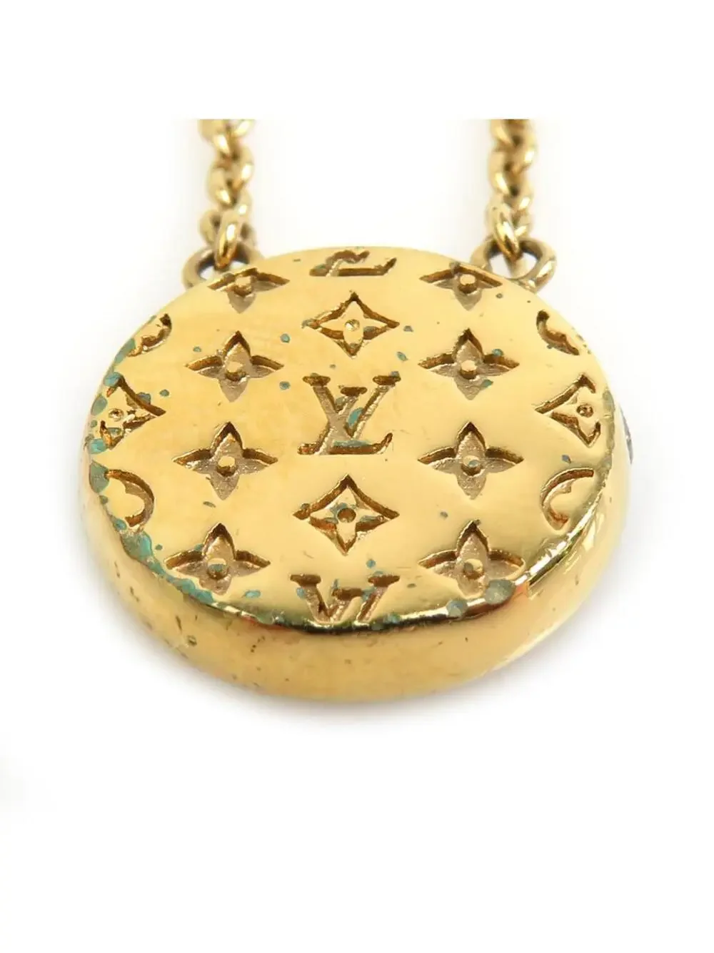 Auth Louis Vuitton Ltov Necklace #302841L31B